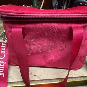 Juicy Couture Pink Lunch Box with Rhinestone Logo